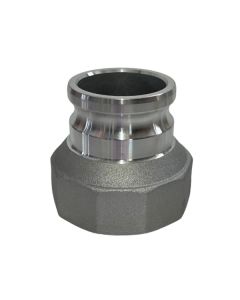 3" Male Adaptor X 4" Female NPT, Aluminum