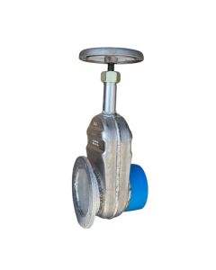 4" Betts Gate Valve, Flange X Thread, Aluminum