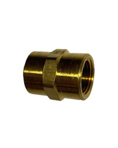 Brass Coupling, 3/8"