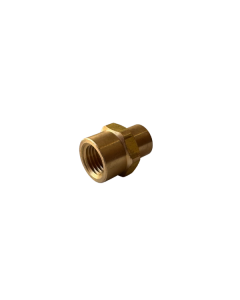 1/4" X 1/8" Brass Reducer Coupler