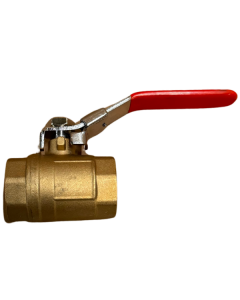 1" Brass Full Port Ball Valve