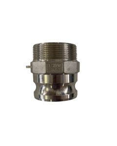 3" Adapter X Male NP Thread, Stainless Steel