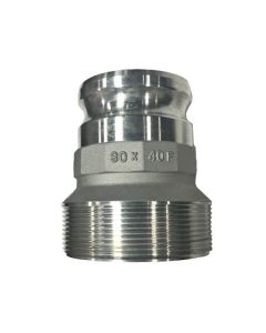 3" Adapter X 4" Male NPT Import, Aluminum