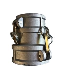 3" Aluminum Female Coupler X 4" Female Coupler