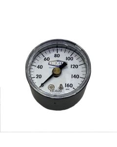 Gauge, 0-160 PSI, Dry 1 1/2" Face W/ 1/8" Back Connect