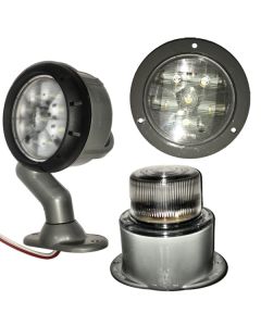 White Tank Trailer Lights