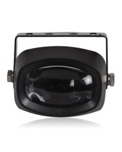 Compact Mini White Fog Light 12/24V Black Housing