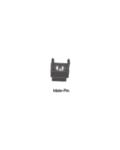 Male Pin Jumper w/ .180 Receptacle Adapter for Strobe Lights