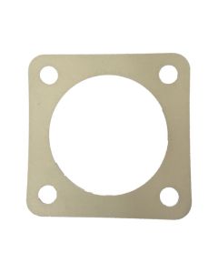 3" TTMA Square Flange Gasket, White Buna