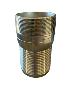 King Combination Nipple NPT Threaded End No Knurl