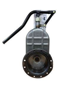 6" Betts Steel Sliding Valve, Threaded Pipe X TTMA Flange