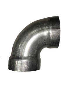 3" Aluminum Short Radius Bend Belled, 90 Degrees