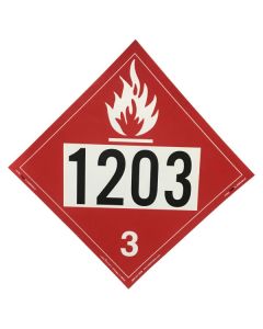 1203 Placard, Adhesive Back