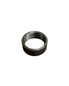 2" Black Steel Half Coupling
