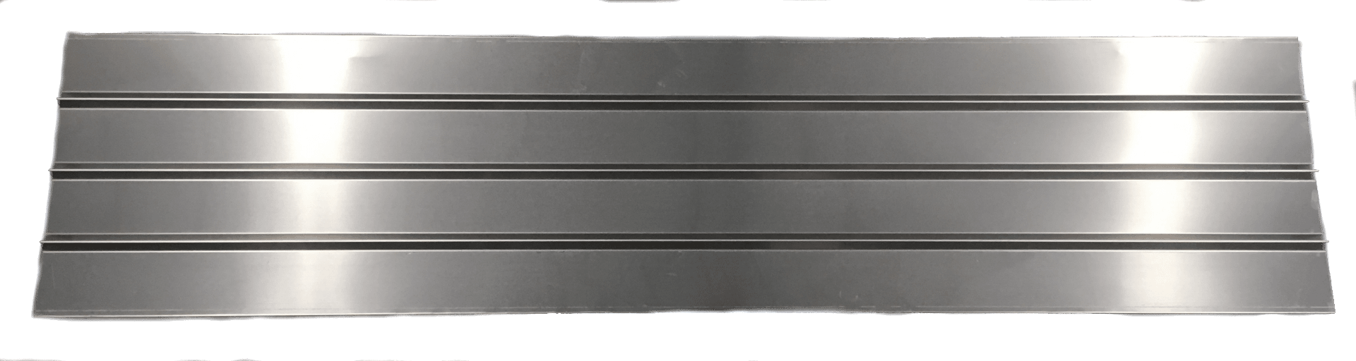 132" Flat V-Rib Aluminum Fender