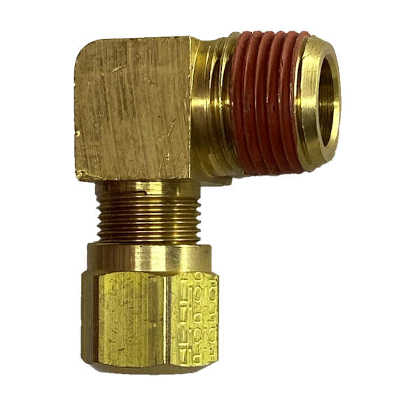 Nylon Air Brake Male 90-Degree 3/8" X 3/8"