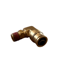 Nylon Push-on Male 90 Degree, 1/2" X 1/2"