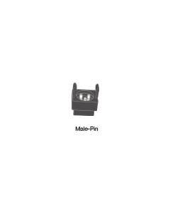 Male Pin Jumper w/ .180 Receptacle Adapter for Strobe Lights