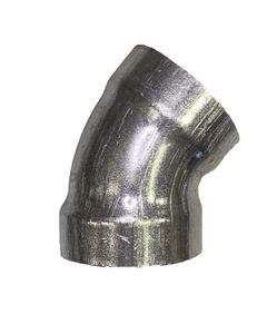 3" S/R 45Deg Seamless Aluminum Belled Elbow