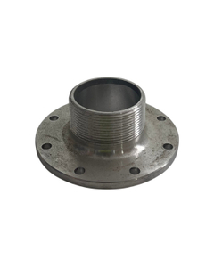 4" TTMA Flange X Male Nipple Thread, Aluminum