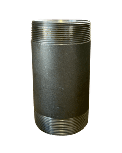 4" X 8" Steel Pipe Nipple Threaded On Both Ends