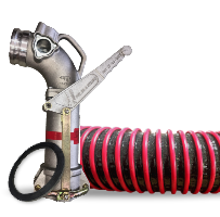 Tank Trailer hose with gasket and Civacon drop elbow.